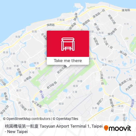 桃園機場第一航廈 Taoyuan Airport  Terminal 1 map