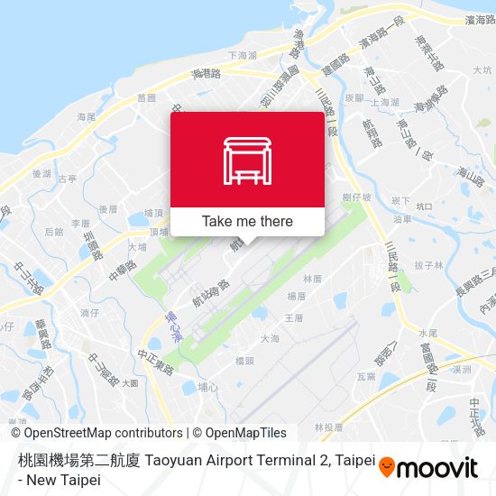 桃園機場第二航廈 Taoyuan Airport  Terminal 2 map