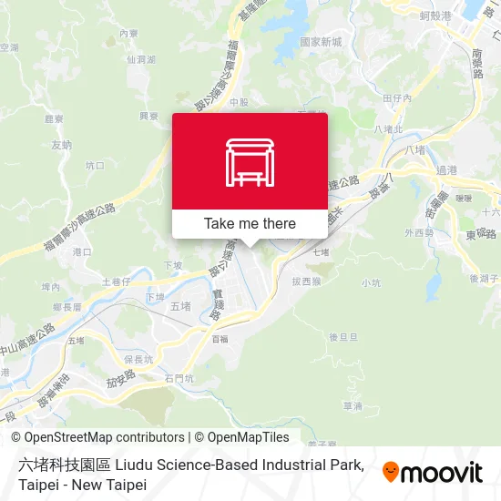 六堵科技園區 Liudu Science-Based Industrial Park map