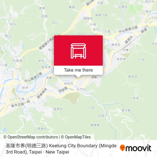 基隆市界(明德三路) Keelung City Boundary (Mingde 3rd Road) map