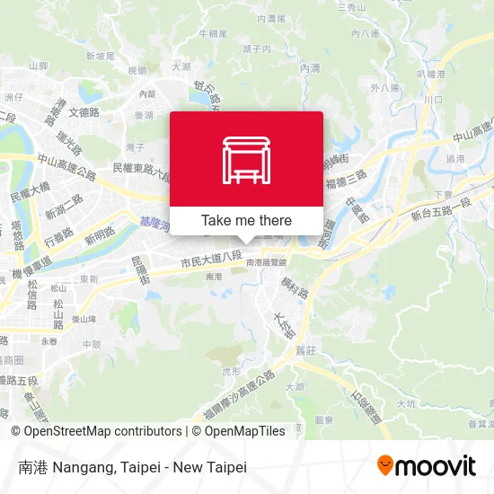 南港 Nangang map