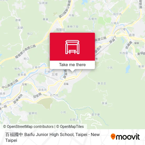百福國中 Baifu Junior High School map
