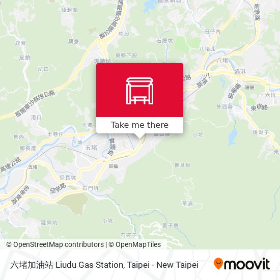 六堵加油站 Liudu Gas Station map
