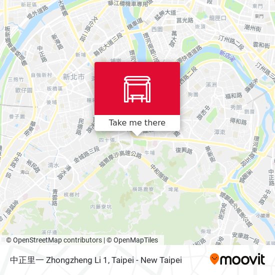 中正里一 Zhongzheng Li 1 map