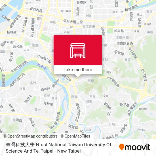 臺灣科技大學 Ntust,National Taiwan University Of Science And Te map