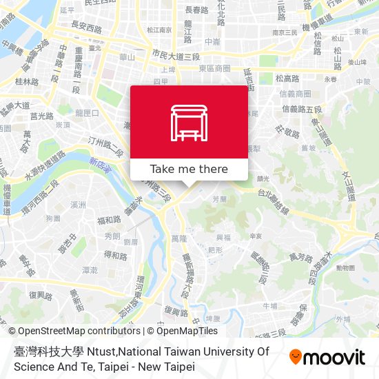 臺灣科技大學 Ntust,National Taiwan University Of Science And Te map