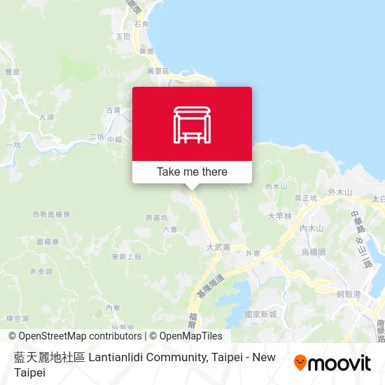藍天麗地社區 Lantianlidi Community map