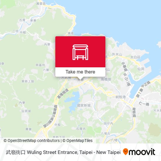 武嶺街口 Wuling Street Entrance地圖