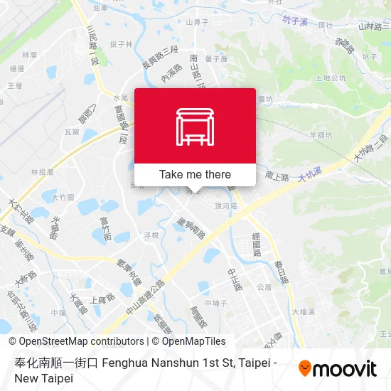 奉化南順一街口 Fenghua Nanshun 1st St map