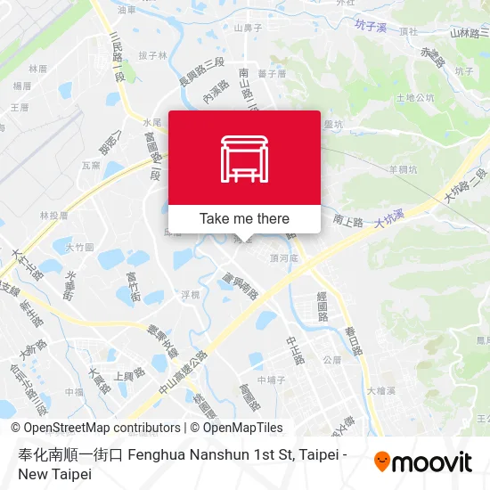 奉化南順一街口 Fenghua Nanshun 1st St map