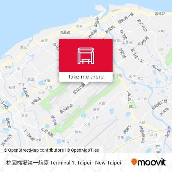 桃園機場第一航廈 Terminal 1地圖