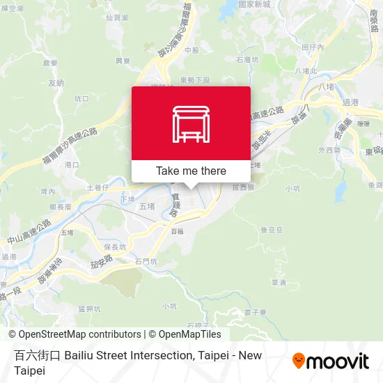 百六街口 Bailiu Street Intersection map