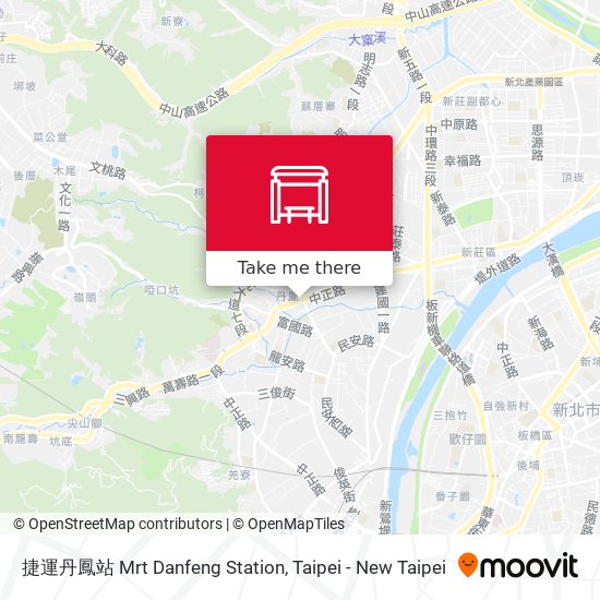 捷運丹鳳站 Mrt Danfeng Station map