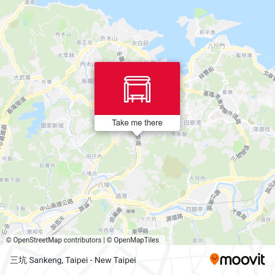 三坑 Sankeng地圖