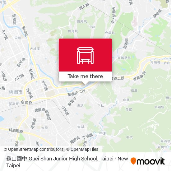 龜山國中 Guei Shan Junior High School map