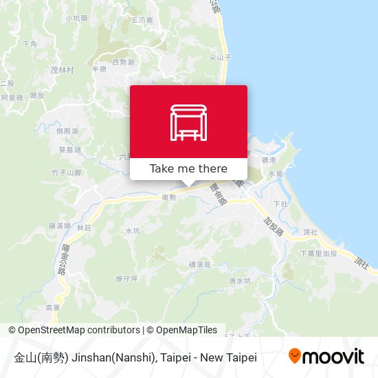 金山(南勢) Jinshan(Nanshi) map