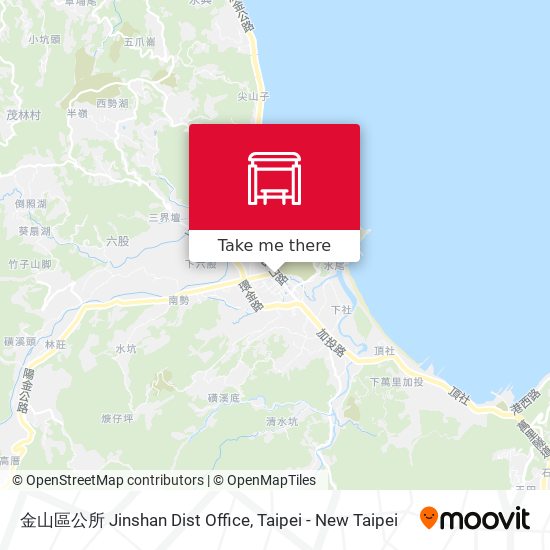 金山區公所 Jinshan Dist Office地圖