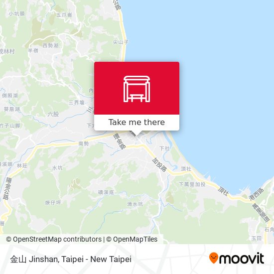 金山 Jinshan map