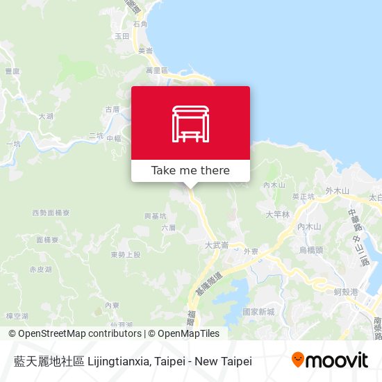 藍天麗地社區 Lijingtianxia map