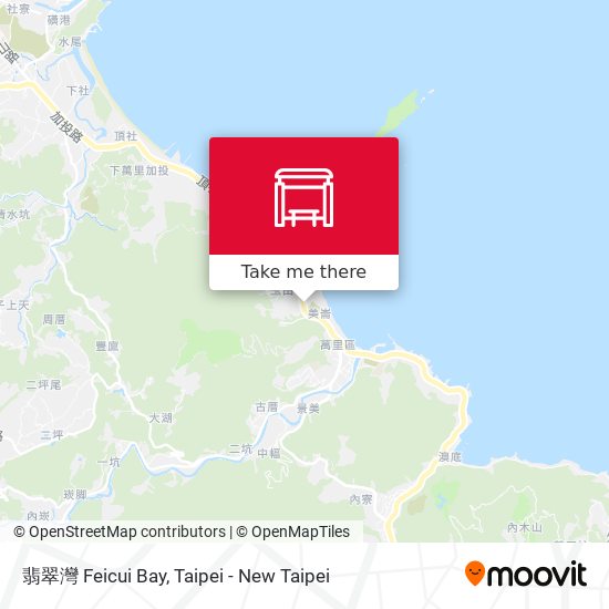 翡翠灣 Feicui Bay map