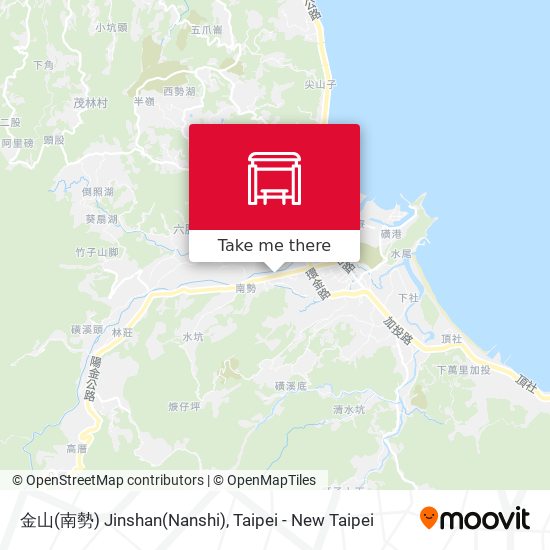 金山(南勢) Jinshan(Nanshi)地圖