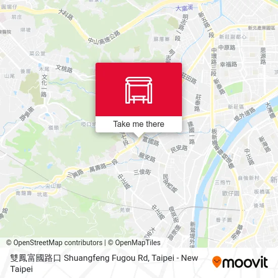 雙鳳富國路口 Shuangfeng Fugou Rd map