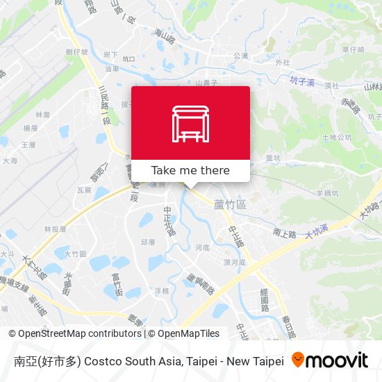 南亞(好市多) Costco South Asia map