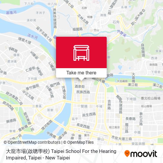 大龍市場(啟聰學校) Taipei School For the Hearing Impaired地圖