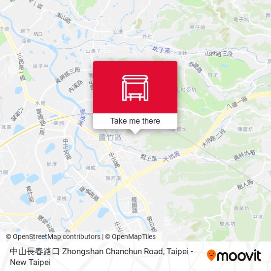中山長春路口 Zhongshan  Chanchun Road地圖