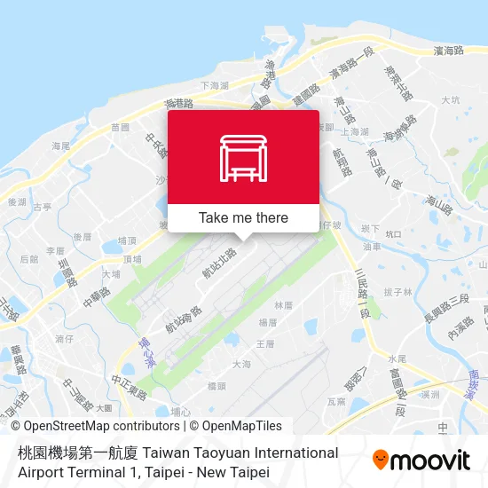 桃園機場第一航廈 Taiwan Taoyuan International Airport Terminal 1 map