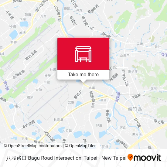 八股路口 Bagu Road Intersection map