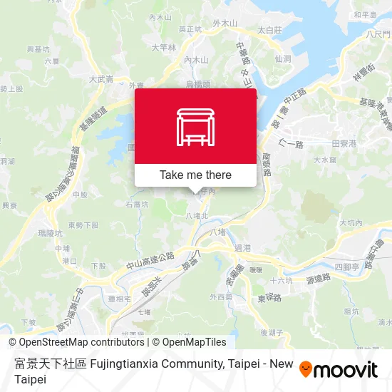 富景天下社區 Fujingtianxia Community map