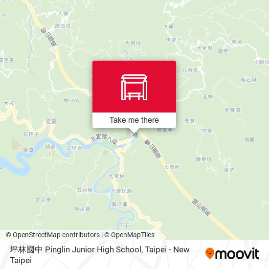 坪林國中 Pinglin Junior High School map