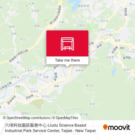 六堵科技園區服務中心 Liudu Science-Based Industrial Park Service Center map