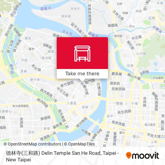 德林寺(三和路) Delin Temple San He Road map