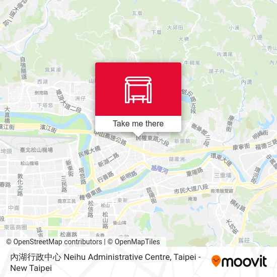 內湖行政中心 Neihu Administrative Centre map