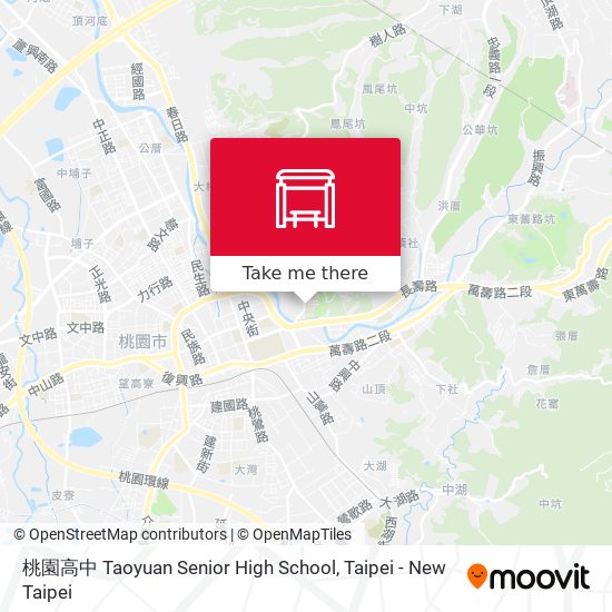 桃園高中 Taoyuan Senior High School地圖