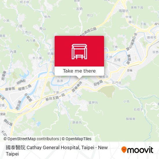 國泰醫院 Cathay General Hospital map