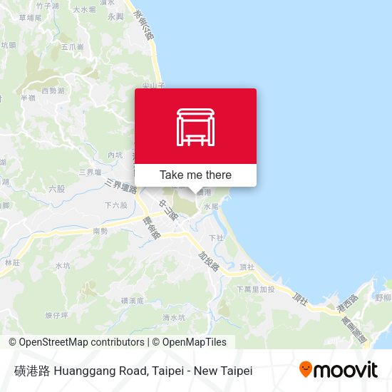 磺港路 Huanggang Road map