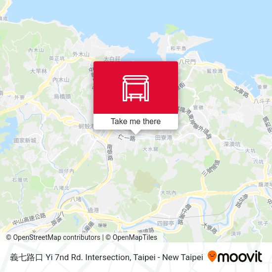 義七路口 Yi 7nd Rd. Intersection map