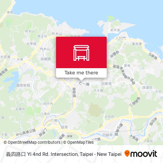 義四路口 Yi 4nd Rd. Intersection map