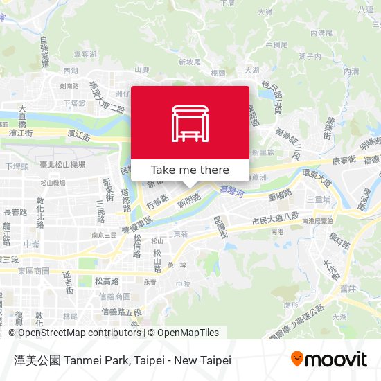 潭美公園 Tanmei Park map