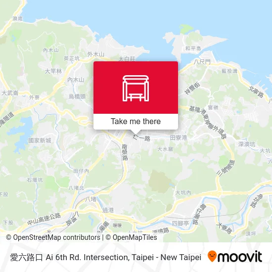 愛六路口 Ai 6th Rd. Intersection map