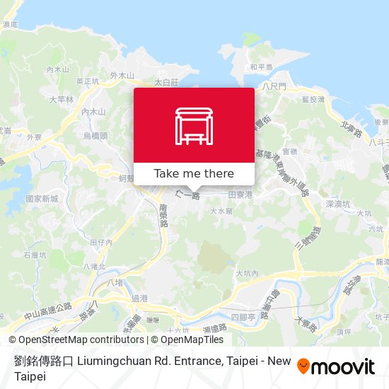 劉銘傳路口 Liumingchuan Rd. Entrance地圖