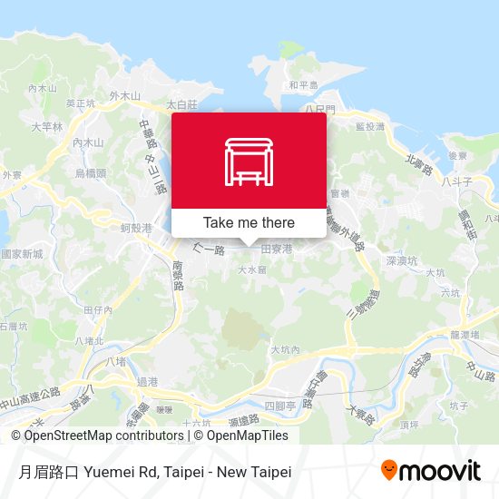 月眉路口 Yuemei Rd地圖