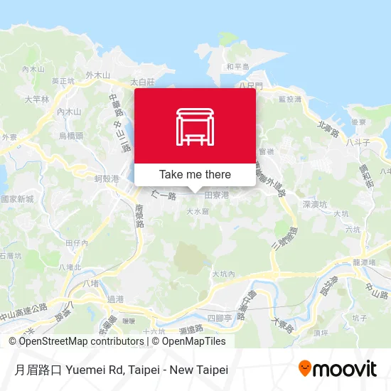 月眉路口 Yuemei Rd map