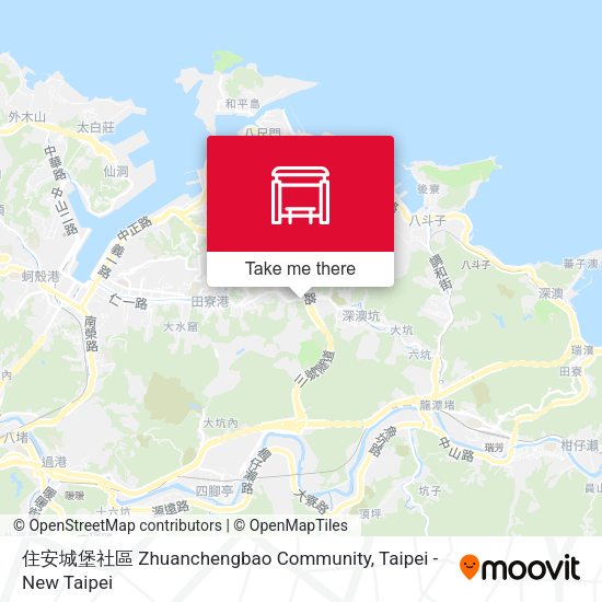 住安城堡社區 Zhuanchengbao Community map