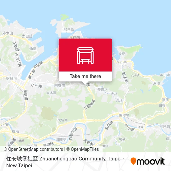 住安城堡社區 Zhuanchengbao Community地圖