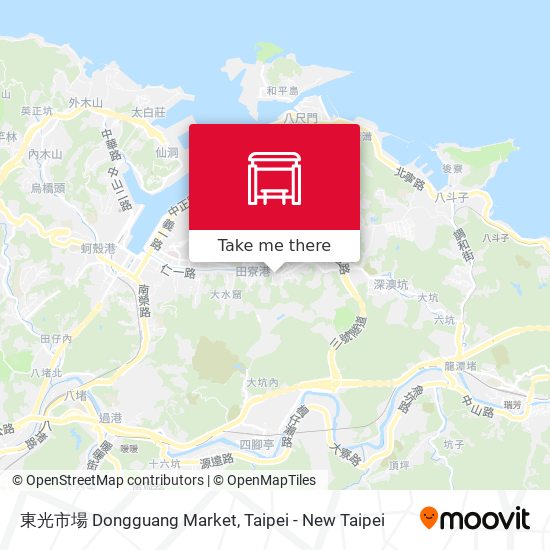 東光市場 Dongguang Market map
