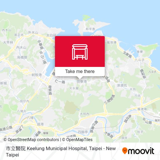 市立醫院 Keelung Municipal Hospital map